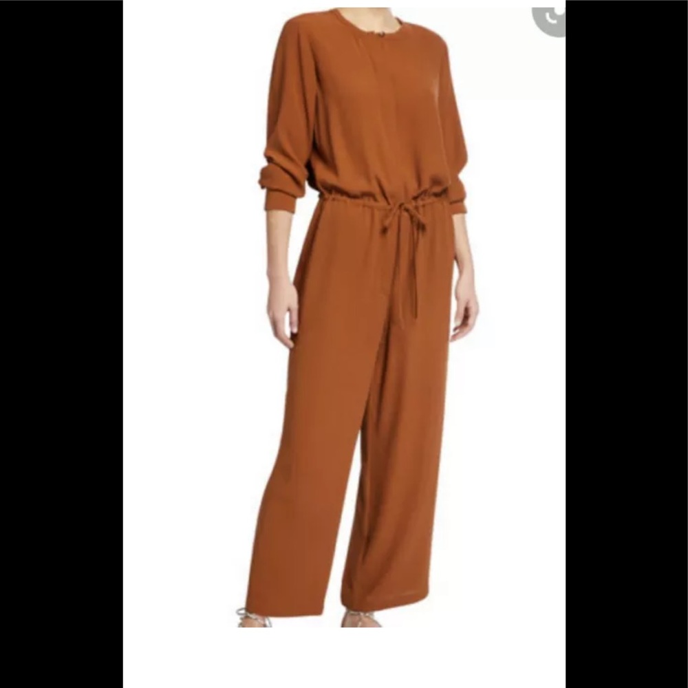 Eileen Fisher jumpsuit Cinnamon XS L/S